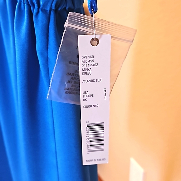 NWT Gianni Bini, Atlantic Blue Dress, Size S - Picture 6 of 7
